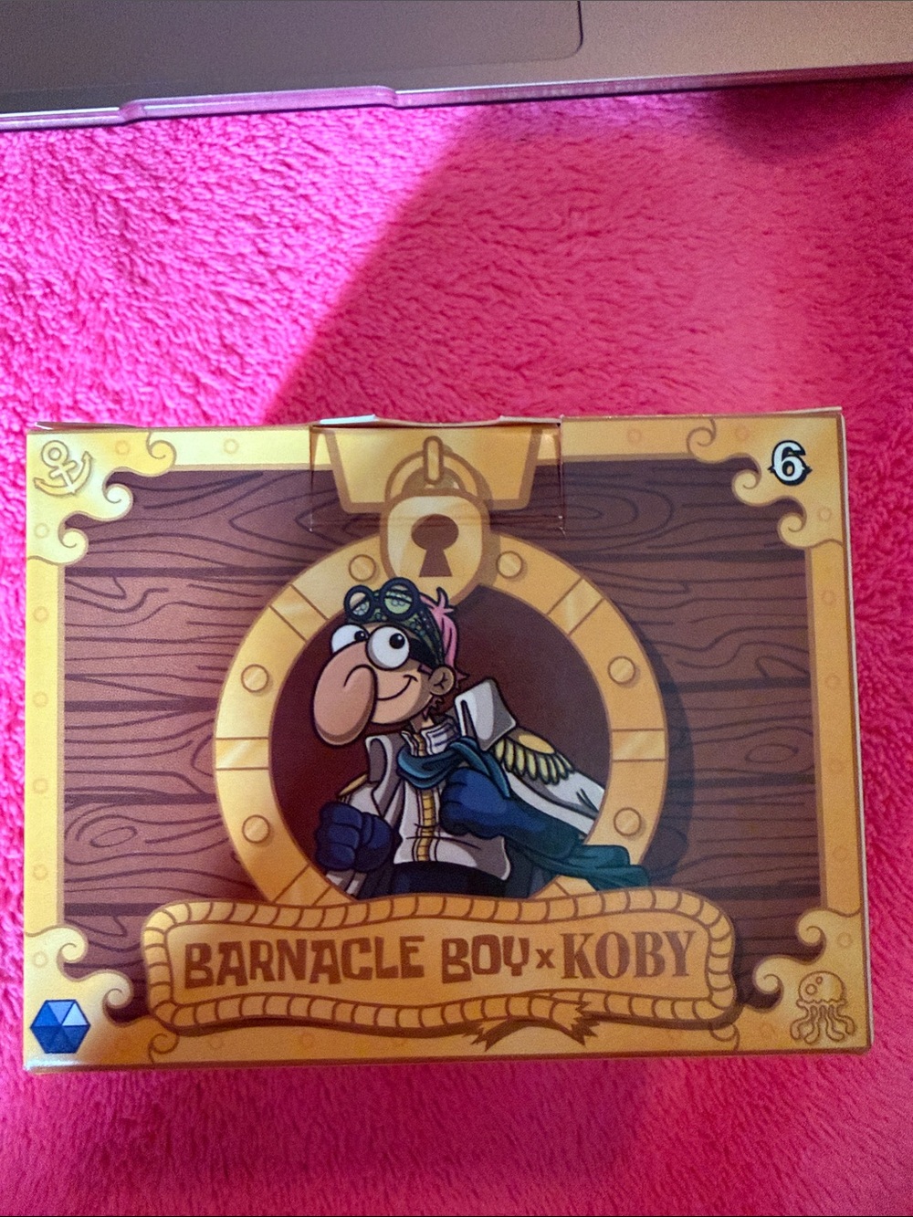 MCDONALDS Happy Meal toy NEWINBOX #6 BARNACLE BOX X KOBY SPONGEBOB